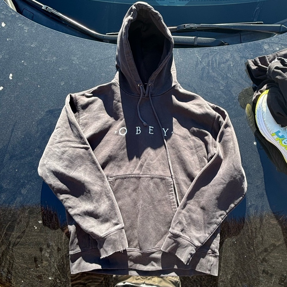 Obey vintage skater hoodie